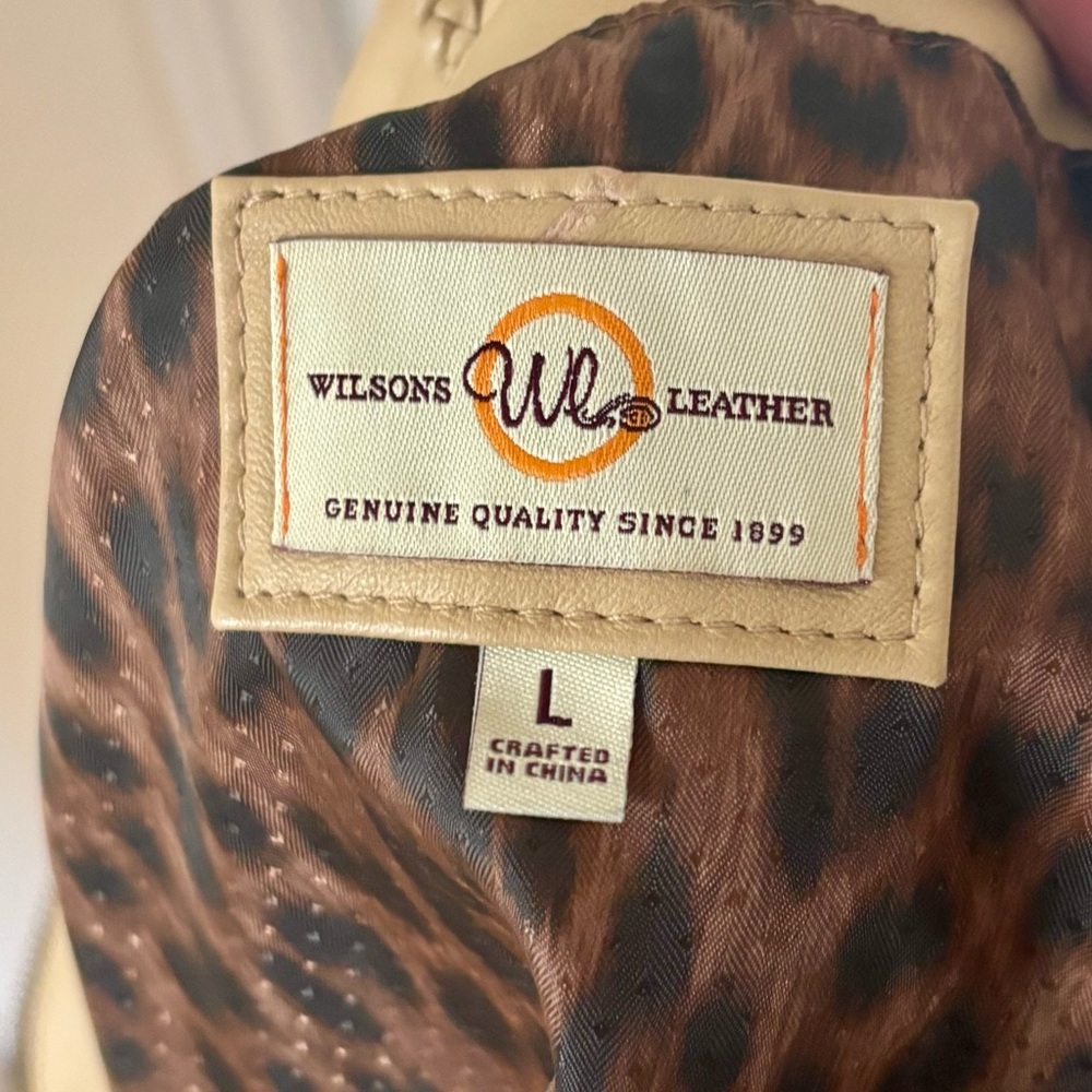 Wilsons Leather Women's Tan Jacket - Picture 4 of 4